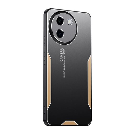 Custodia per telefono in metallo ibrido TPU per vivo V30e Blade Series (oro)