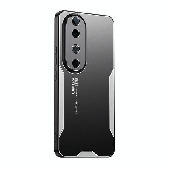 Custodia per telefono in metallo ibrido TPU per vivo S19 Blade Series (argento)