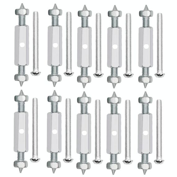 Tipo 118 10 pezzi Universal Wire Concealed Box Repairer Switch Socket Base Box Repair Support Rod Fixing Tool