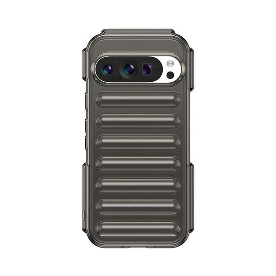 Per Google Pixel 9 Pro Capsule Series Candy Color TPU Phone Case (Grigio trasparente)