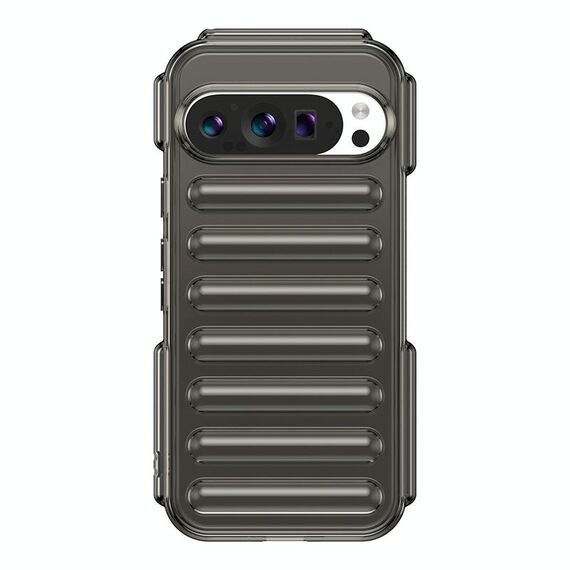 Per Google Pixel 9 Capsule Series Candy Color TPU Phone Case (Grigio trasparente)