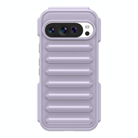 Custodia per telefono in TPU color caramello per Google Pixel 9 Capsule Series (viola)