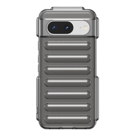 Per Google Pixel 8 Capsule Series Candy Color TPU Phone Case (Grigio trasparente)