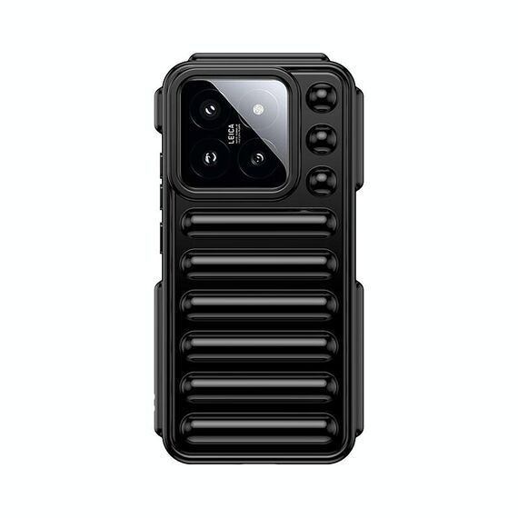 Per Xiaomi 14 Capsule Series Candy Color TPU Custodia per telefono (Nero)