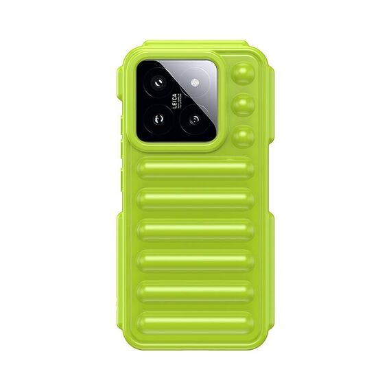 Per Xiaomi 14 Capsule Series Candy Color TPU Custodia per telefono (verde)
