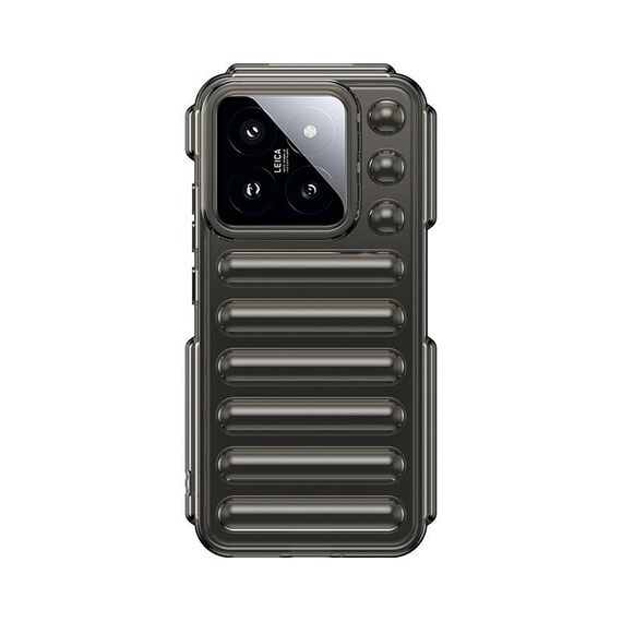Per Xiaomi 14 Capsule Series Candy Color TPU Custodia per telefono (grigio trasparente)