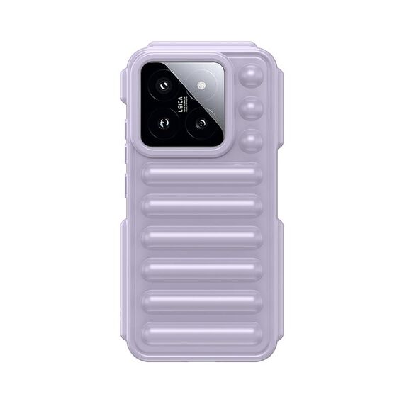 Per Xiaomi 14 Capsule Series Candy Color TPU Custodia per telefono (viola)