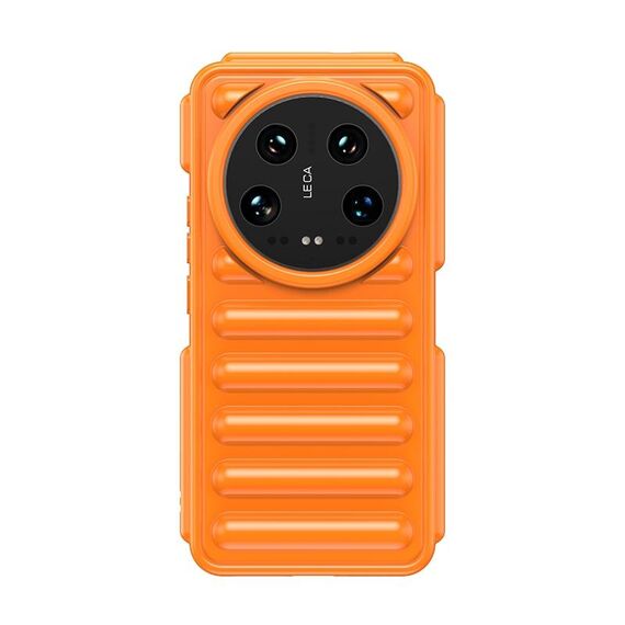 Per Xiaomi 14 Ultra Capsule Series Candy Color TPU Custodia per telefono (arancione)