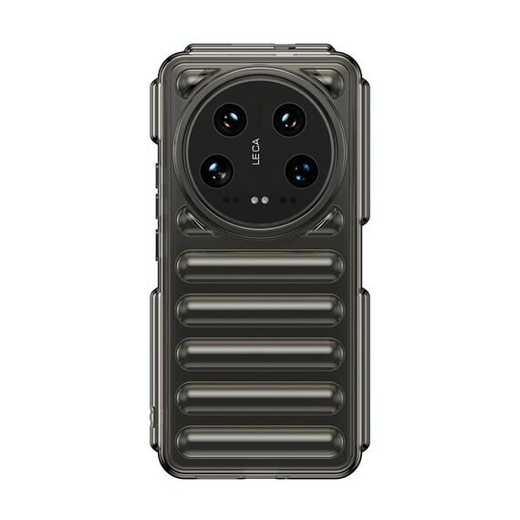 Per Xiaomi 14 Ultra Capsule Series Candy Color TPU Custodia per telefono (grigio trasparente)