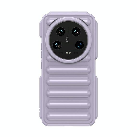 Per Xiaomi 14 Ultra Capsule Series Candy Color TPU Custodia per telefono (viola)