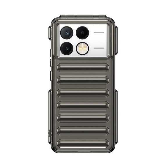Per Redmi K70E Capsule Series Candy Color TPU Custodia per telefono (grigio trasparente)