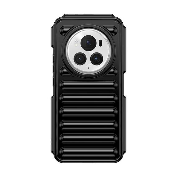 Custodia per telefono in TPU color caramella per Honor Magic6 Pro Capsule Series (nero)