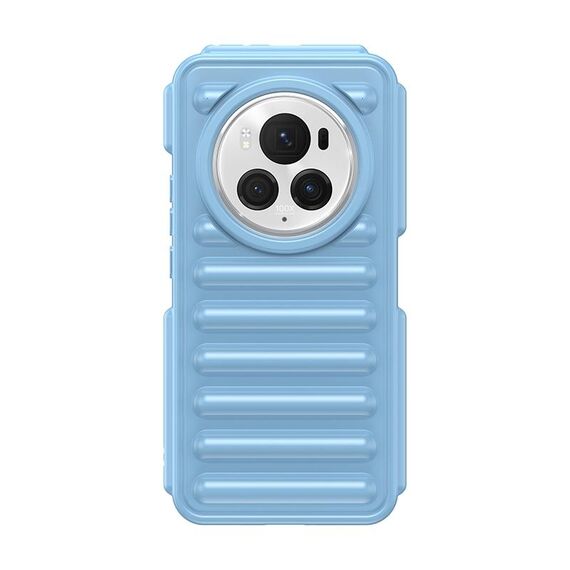Custodia per telefono in TPU color caramella per Honor Magic6 Pro Capsule Series (blu)