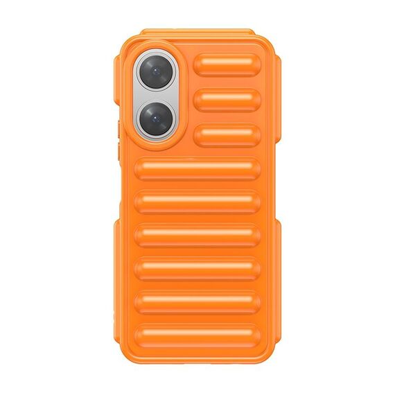 Custodia per telefono in TPU color caramella per Honor Play 50m Capsule Series (arancione)