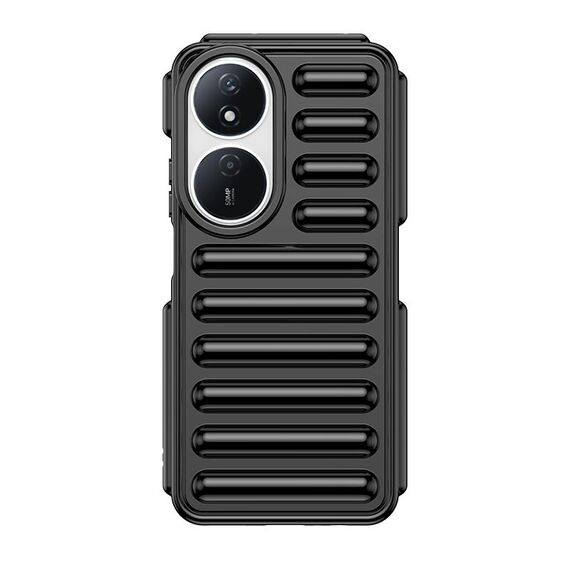 Custodia per telefono in TPU color caramella per Honor Play 50 Plus Capsule Series (nero)