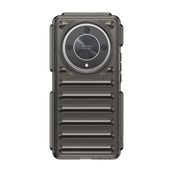 Custodia per telefono in TPU color caramella per Honor X50 Capsule Series (grigio trasparente)