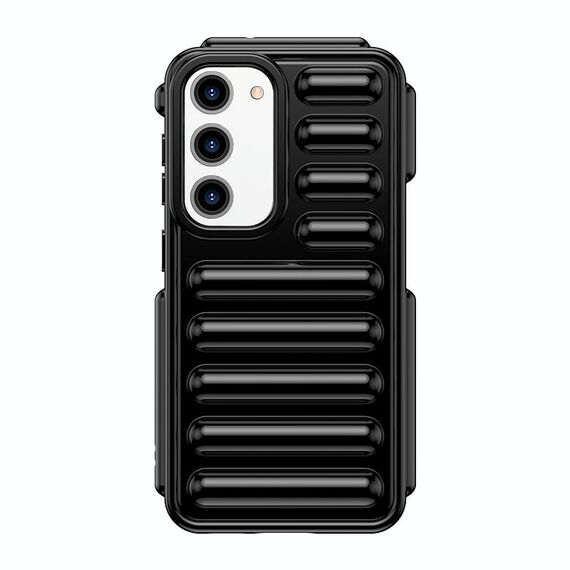 Per Samsung Galaxy S23 5G Capsule Series Candy Color TPU Custodia per telefono (Nero)