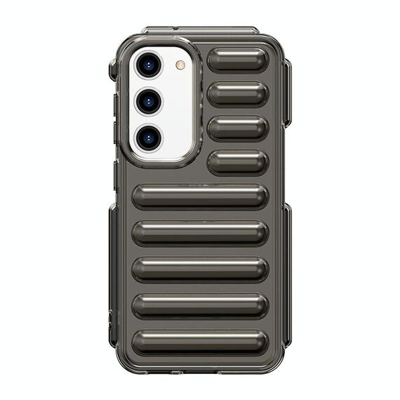 Per Samsung Galaxy S23 5G Capsule Series Candy Color TPU Custodia per telefono (grigio trasparente)