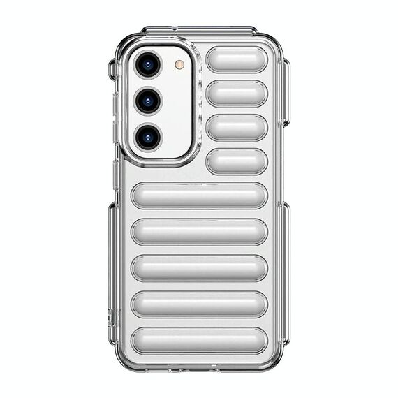 Per Samsung Galaxy S23 5G Capsule Series Candy Color TPU Custodia per telefono (trasparente)