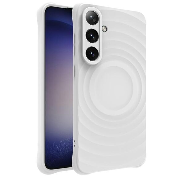 Per Samsung Galaxy S24 FE 5G IMAK UC-6 Series Custodia morbida per telefono Manbo Frosting (bianca)