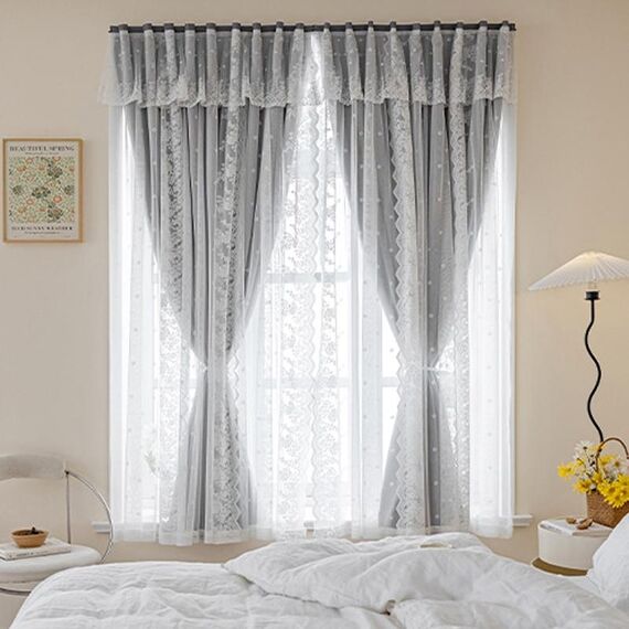 1,3 x 1,5 m, tende autoadesive oscuranti alte, senza foratura, per camera da letto e balcone (grigio)
