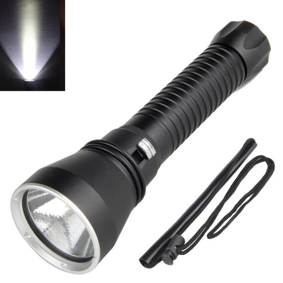 XHP70.2 Torcia subacquea 3000 lumen IPX8 impermeabile sott'acqua 80 m 5000 mAh x 2 luce bianca