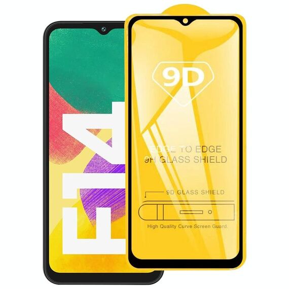 Per Samsung Galaxy F14 4G 9D Full Glue Pellicola in vetro temperato per schermo