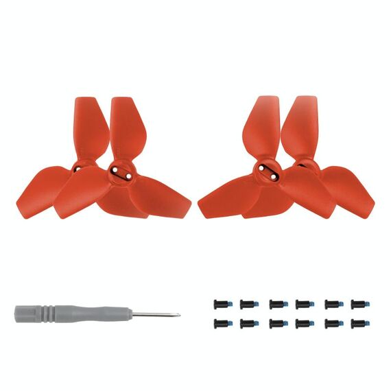 Per DJI Neo Sunnylife 2016S Drone Color 3-Blade Propeller, Quantità: 2 paia (rosso)