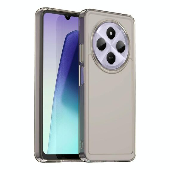 Per Redmi 14R 5G Candy Series TPU Phone Case (Grigio trasparente)