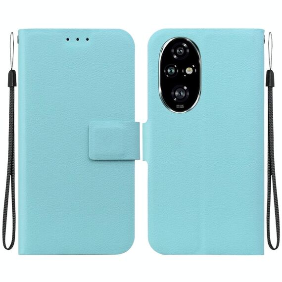 Per Honor 200 Pro Custodia per telefono in pelle con fibbia magnetica ultra sottile (verde)