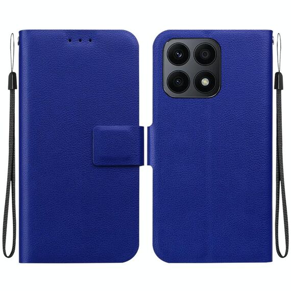Per Honor X8a Custodia per telefono in pelle con fibbia magnetica ultra sottile (blu)