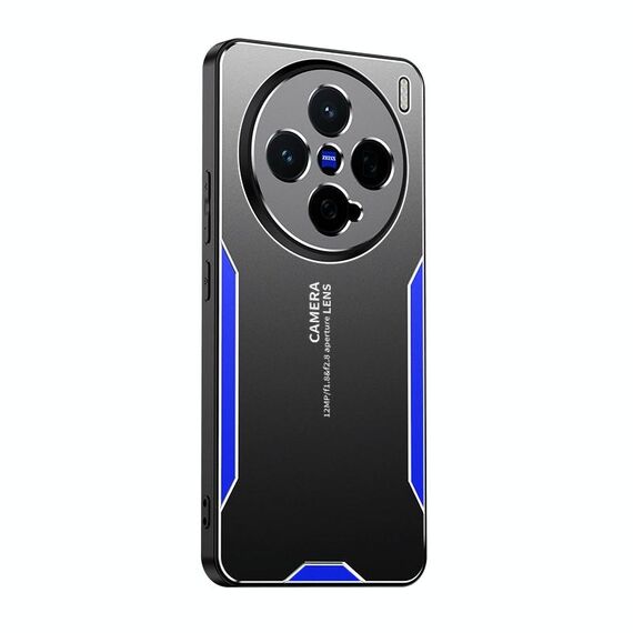 Per vivo X200 Pro mini Blade Series TPU Hybrid Metal Phone Case (Blu)