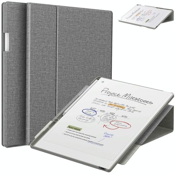 Per reMarkable Paper Pro 2024 11,8 pollici Custodia rotante dormiente (grigio)