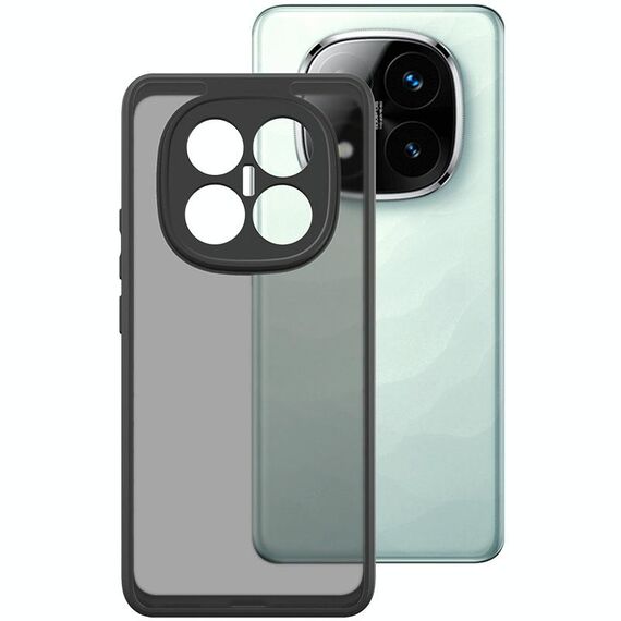 Per Redmi Note 14 Pro+ 5G imak UX-9B Series Four Corners Tiny Airbag Custodia antiurto per telefono (nero)