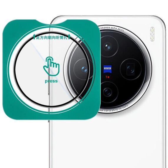Per vivo X200 imak HD Glass Rear Camera Lens Film, versione autoposizionante