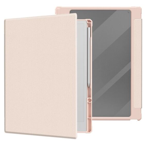 Per reMarkable Paper Pro 2024 Custodia per tablet in pelle PU acrilica da 11,8 pollici (rosa)