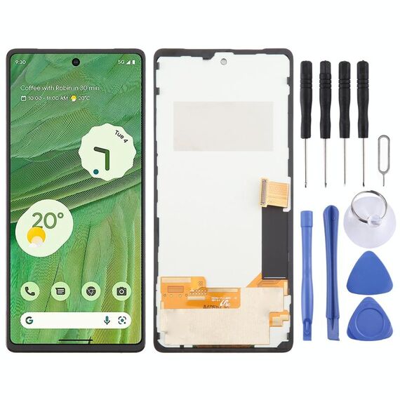 Per Google Pixel 7 GVU6C GQML3 GO3Z5 TFT LCD Screen Digitizer Assembly completo, non supporta l'identificazione delle impronte digitali