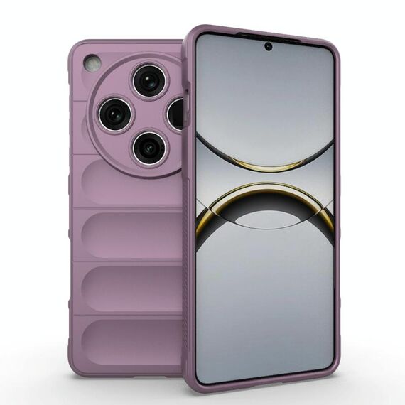 Per OPPO Find X8 Pro 5G Magic Shield TPU + Custodia in flanella per telefono (viola)