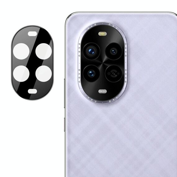 Per Huawei nova 13 Pro imak Pellicola in vetro per obiettivo fotocamera posteriore Versione nera