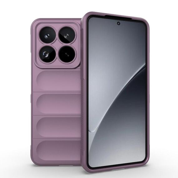 Per Xiaomi 15 Pro 5G Magic Shield TPU + Custodia in flanella per telefono (viola)