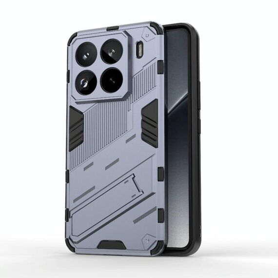 Per Xiaomi 15 Pro 5G Punk Armor 2 in 1 PC + TPU Custodia per telefono con supporto (grigio)