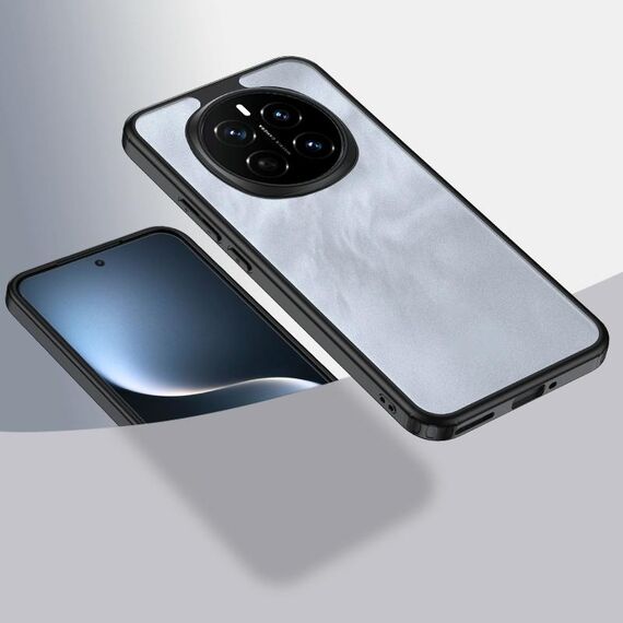 Custodia rigida in TPU trasparente per PC per telefono Honor Magic7 Armor (nero opaco)