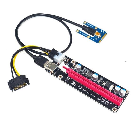 PCE164P-N03 VER006C Riser Mini PCI-E da 1X a 16X per scheda immagine esterna per laptop, specifiche: Blackboard 6pin