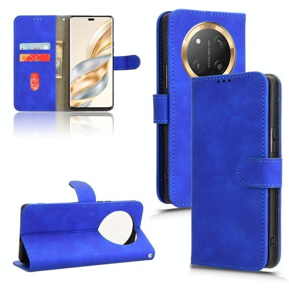 Per Honor X60 Pro 5G / X9c 5G Custodia in pelle magnetica con chiusura magnetica (blu)