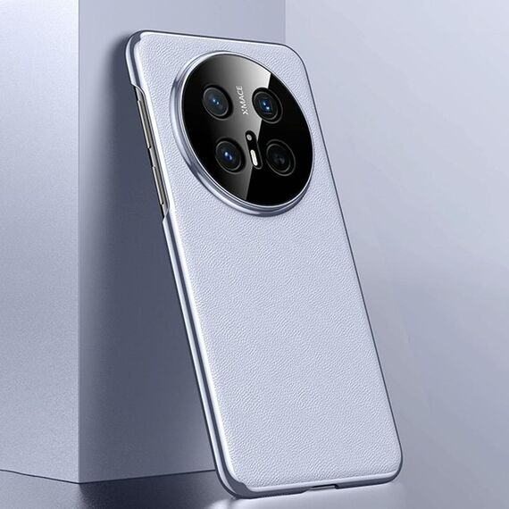 Per Huawei Mate 70 Pro Custodia antiurto in pelle liscia (viola)