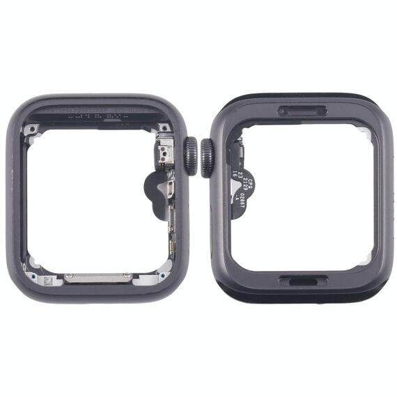 Per Apple Watch Series 4 40MM GPS in lega di alluminio con piastra per cornice centrale e cavo flessibile per asse di rotazione della corona (grigio)