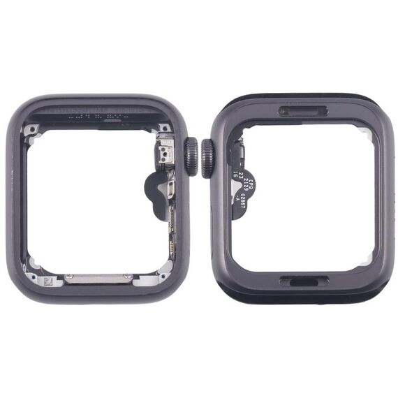 Per Apple Watch Series 5 44MM GPS in lega di alluminio con lunetta centrale e cavo flessibile per asse di rotazione della corona (grigio)