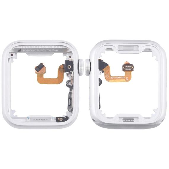 Per Apple Watch Series 6 40MM GPS in lega di alluminio con lunetta centrale e cavo flessibile per asse di rotazione della corona (argento)