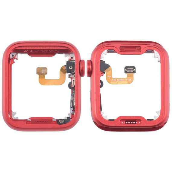 Per Apple Watch Series 6 40MM GPS in lega di alluminio con lunetta centrale e cavo flessibile per asse di rotazione della corona (rosso)