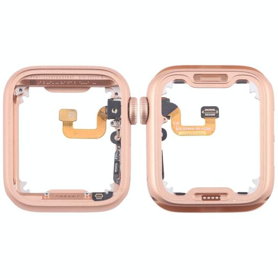 Per Apple Watch Series 6 44MM GPS in lega di alluminio con lunetta centrale e cavo flessibile per asse di rotazione della corona (oro)